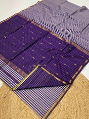 Maheshwari handloom Madras checks saree
