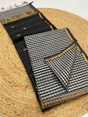 Maheshwari handloom Madras checks saree