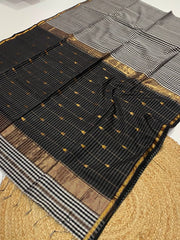 Maheshwari handloom Madras checks saree