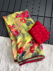 Premium Georgette Saree