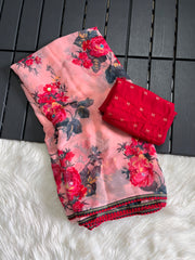 Premium Georgette Saree