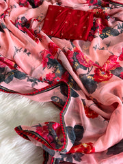 Premium Georgette Saree
