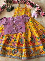 Beautiful kids gown with matching coat