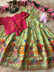 Beautiful kids gown with matching coat