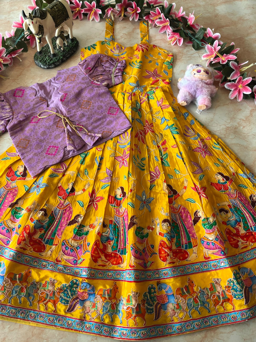 Beautiful kids gown with matching coat