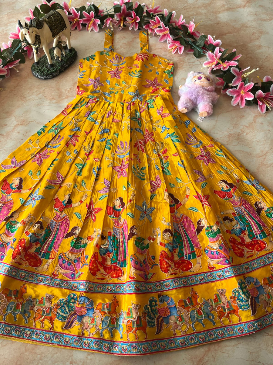 Beautiful kids gown with matching coat