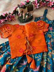 Beautiful kids gown with matching coat