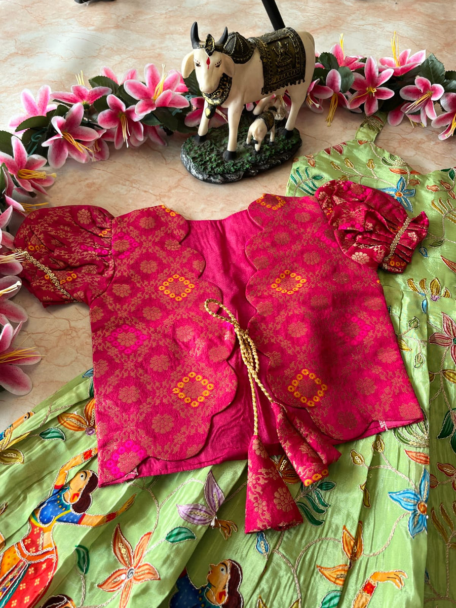 Beautiful kids gown with matching coat