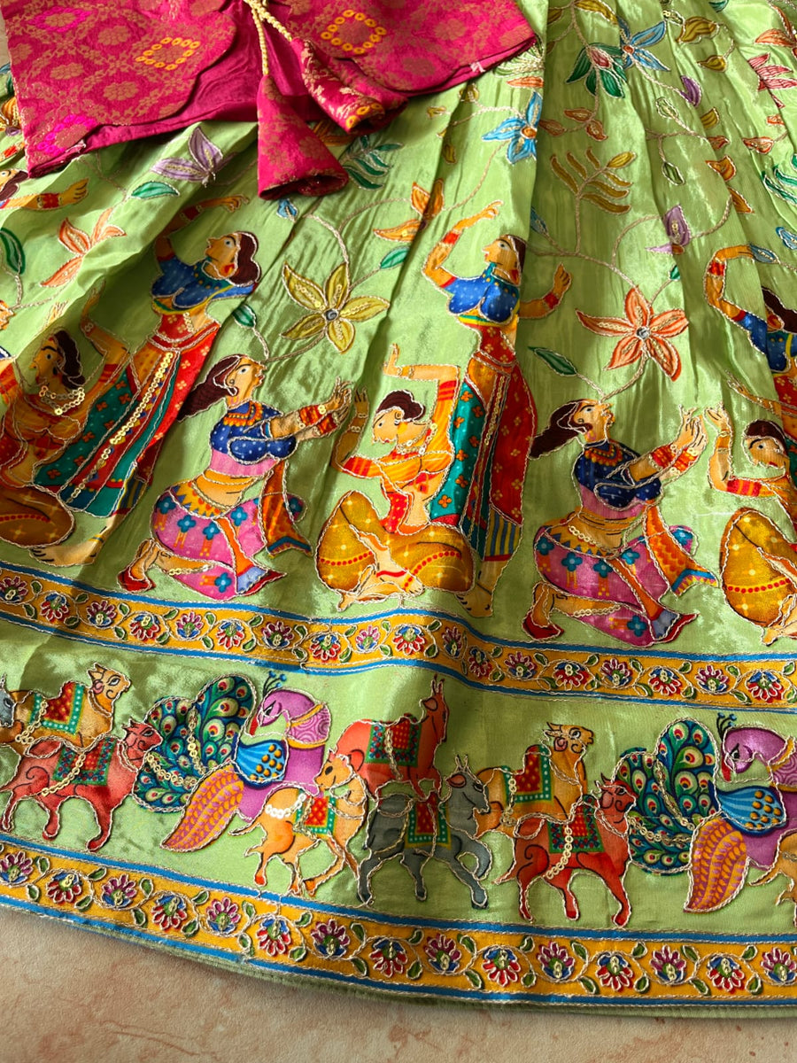 Beautiful kids gown with matching coat