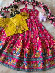 Beautiful kids gown with matching coat
