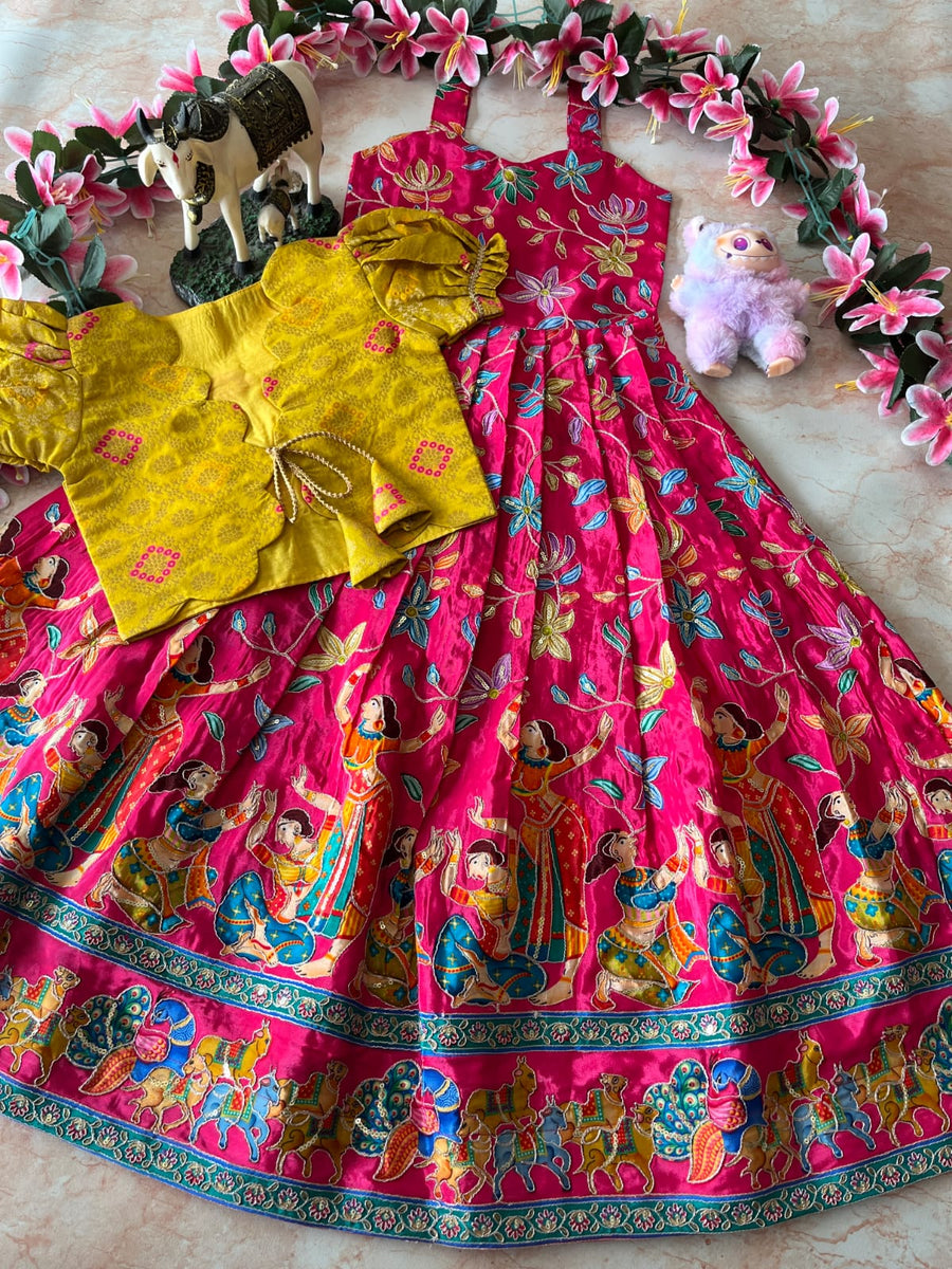 Beautiful kids gown with matching coat