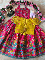 Beautiful kids gown with matching coat