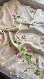 Pure soft cosmo munga silk saree
