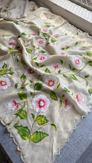 Pure soft cosmo munga silk saree
