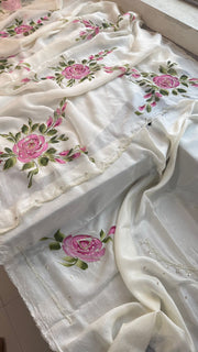 Pure soft organza saree