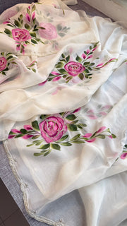 Pure soft organza saree