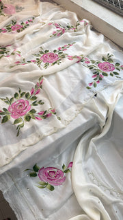 Pure soft organza saree