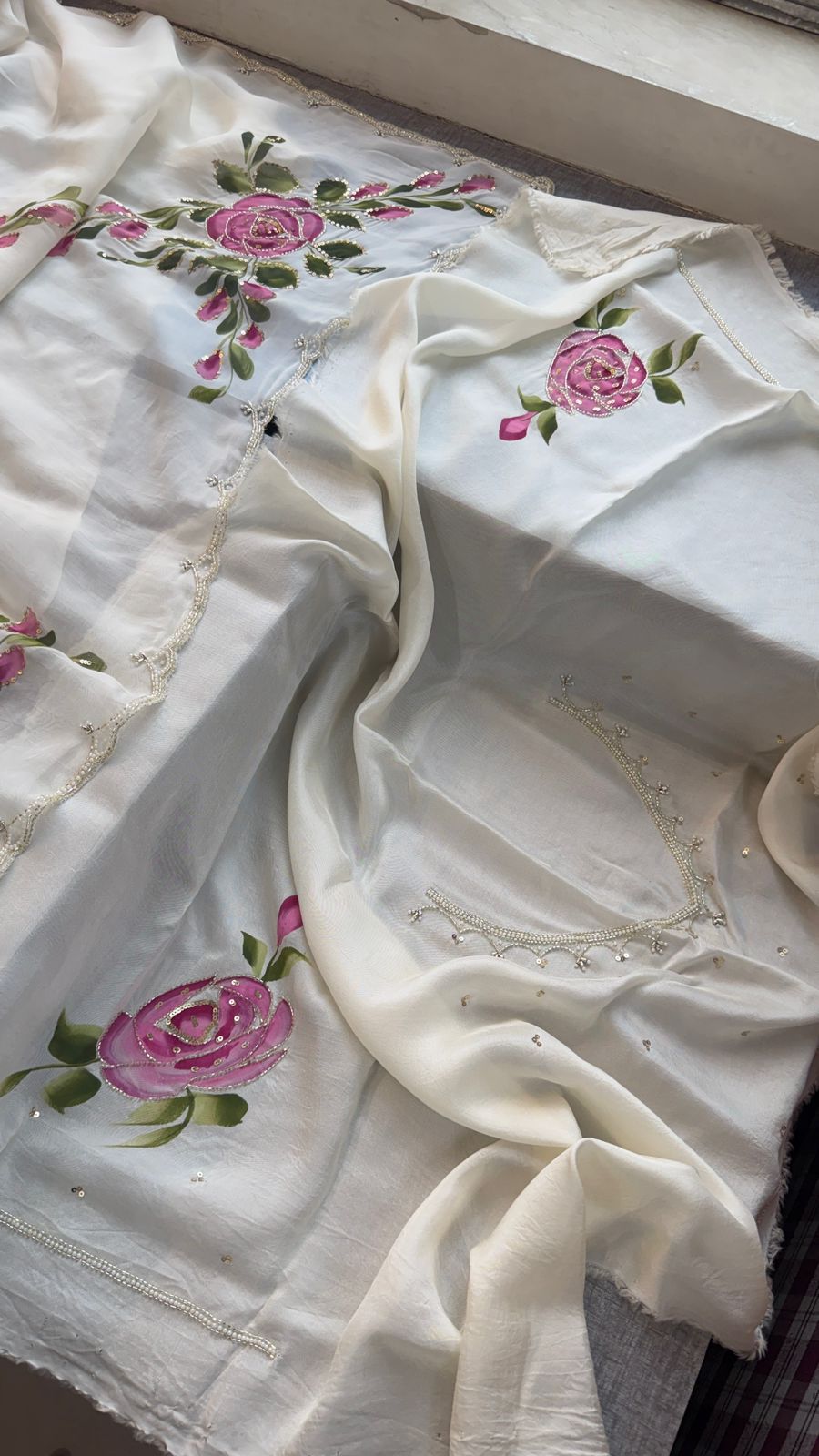 Pure soft organza saree