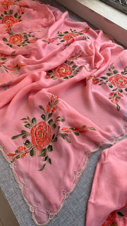 Pure soft organza saree