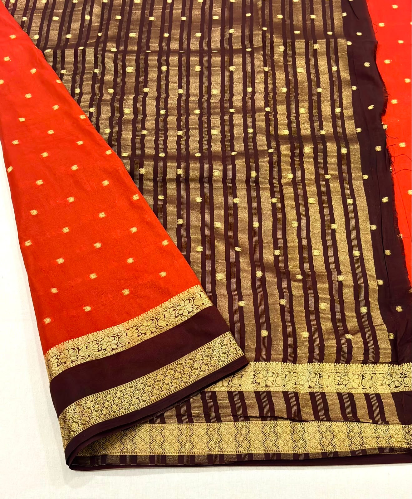 Premium Anushree Mysore Crepe Silk Saree
