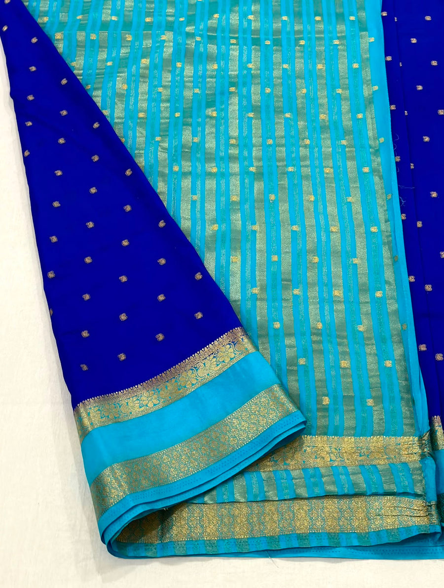 Premium Anushree Mysore Crepe Silk Saree