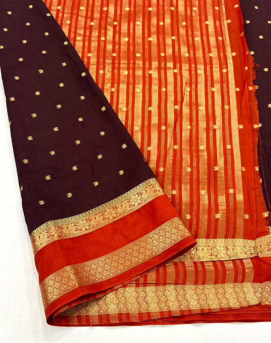 Premium Anushree Mysore Crepe Silk Saree