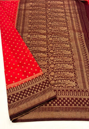 Premium Banarasi Khadi Georgette Saree