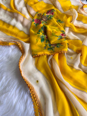 Premium Georgette Saree