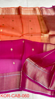 Kora Banarasi Saree crafted in pure silk