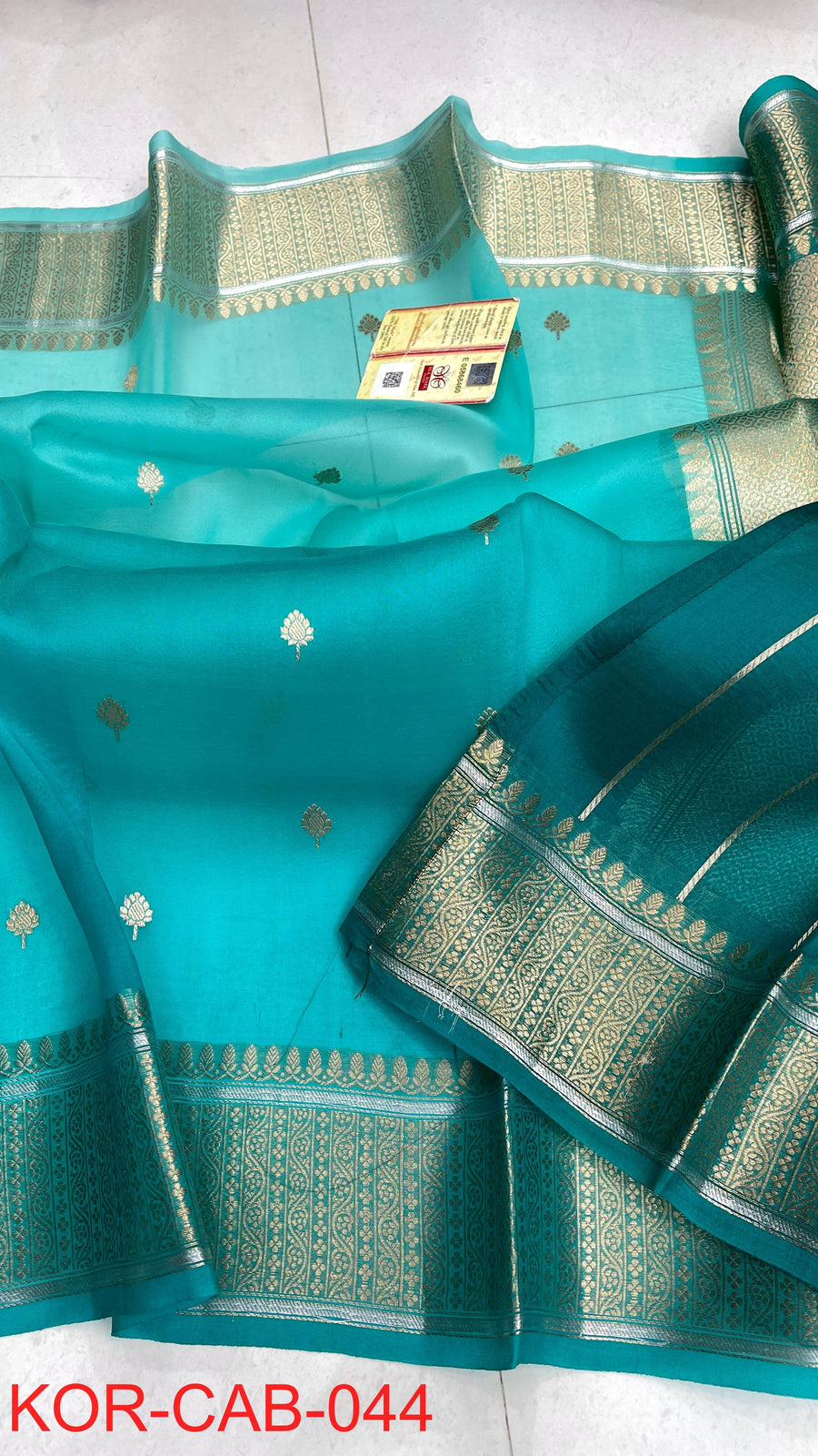 Kora Banarasi Saree crafted in pure silk