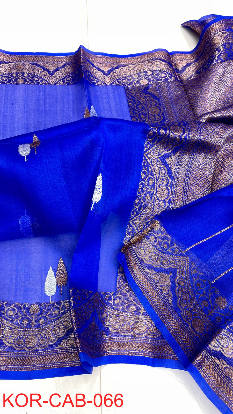 Kora Banarasi Saree crafted in pure silk