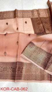 Kora Banarasi Saree crafted in pure silk