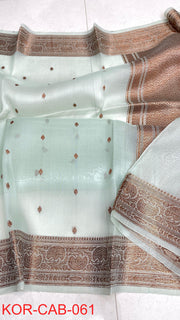 Kora Banarasi Saree crafted in pure silk