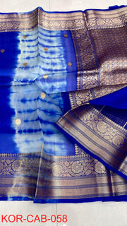 Kora Banarasi Saree crafted in pure silk