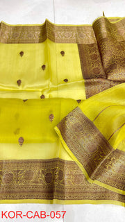 Kora Banarasi Saree crafted in pure silk
