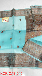 Kora Banarasi Saree crafted in pure silk