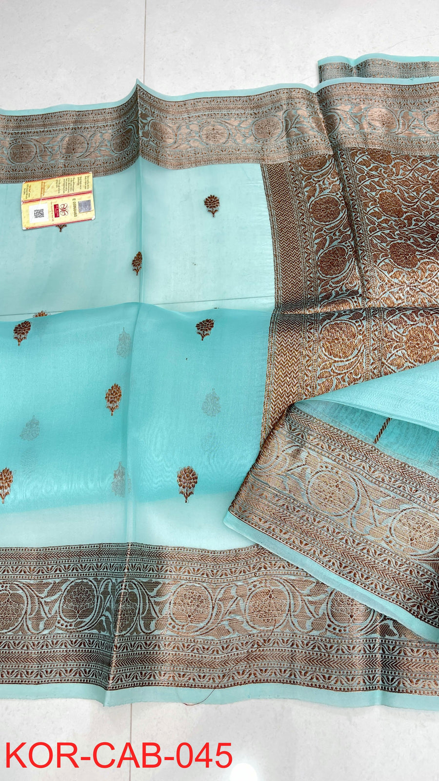 Kora Banarasi Saree crafted in pure silk