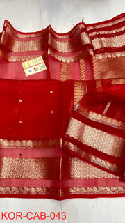 Kora Banarasi Saree crafted in pure silk