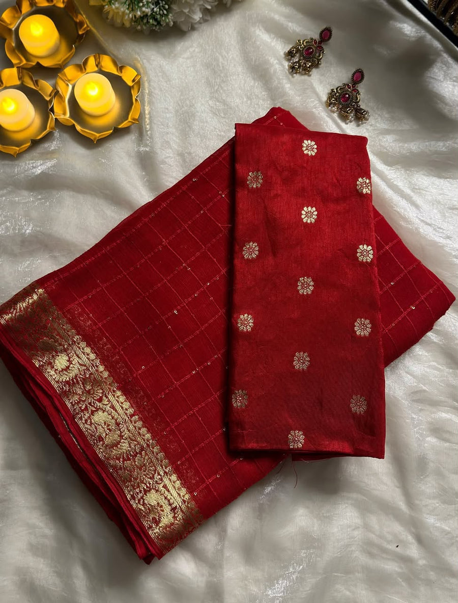 Viscose Georgette Sequence Saree
