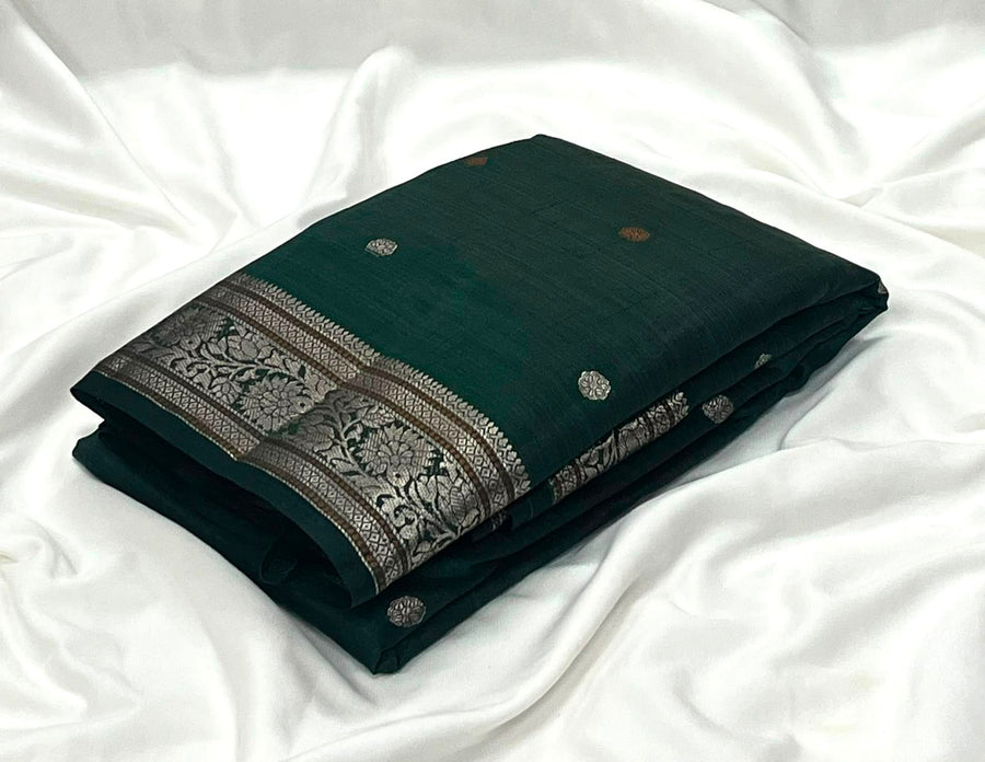 Tusser silk saree