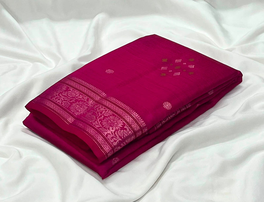 Tusser silk saree