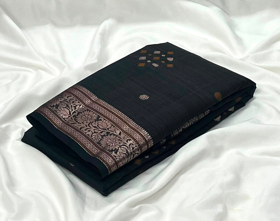 Tusser silk saree
