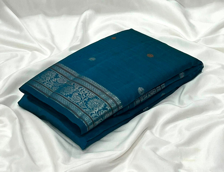 Tusser silk saree