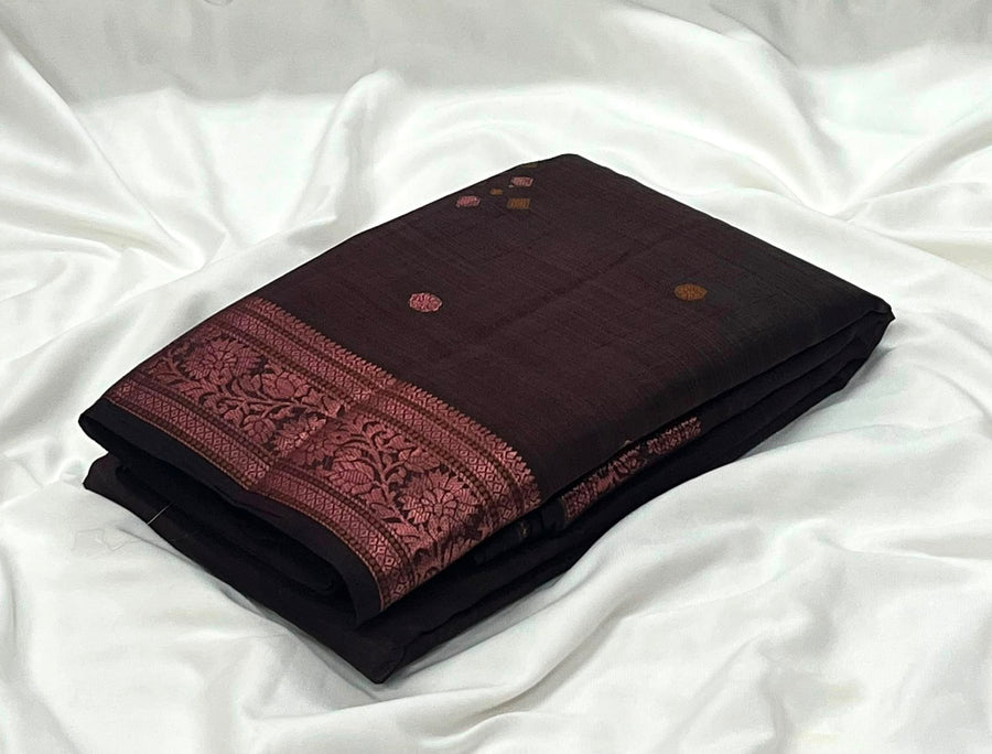 Tusser silk saree