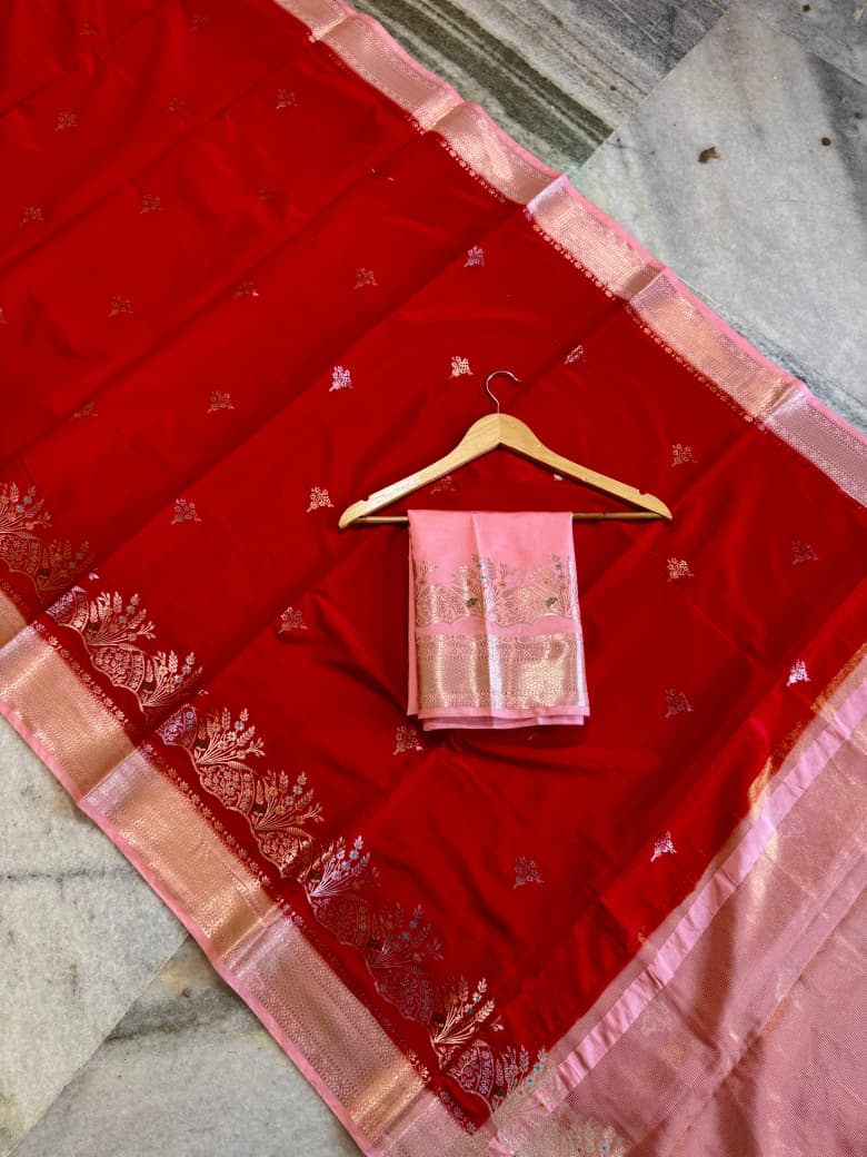 Banarasi katan silk sarees