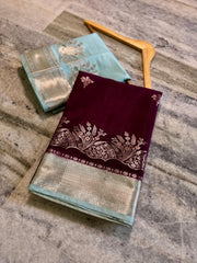 Banarasi katan silk sarees