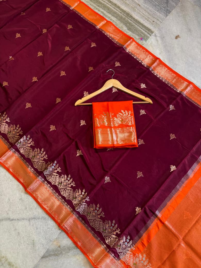 Banarasi katan silk sarees