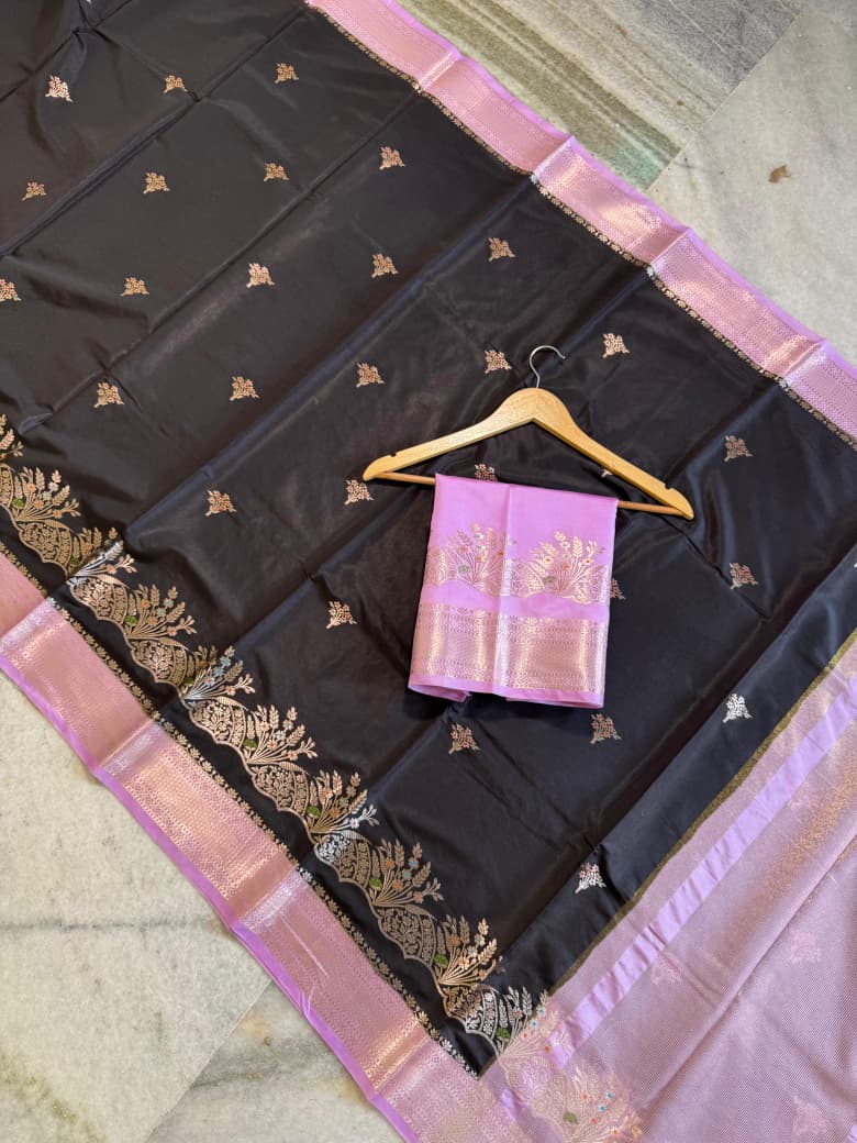 Banarasi katan silk sarees
