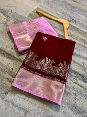 Banarasi katan silk sarees