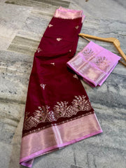 Banarasi katan silk sarees